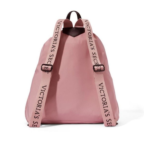 Victoria’s Secret The Live On Point Cinch-Top Backpack - Blush Nylon NWT